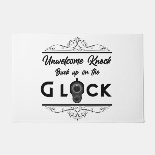 歓迎されないじゅうたんドアマット ドアマット (正面)