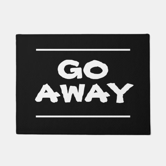 歓迎されないマット ドアマット (正面)