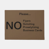 歓迎されないマット ドアマット (正面)