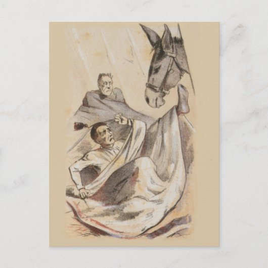 歓迎されない訪問者の内戦の生活 ポストカード (正面)