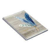 歓迎される客の本の小屋の装飾木製板羽 ノートブック (右側)