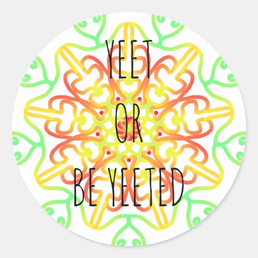 歓迎される、または歓迎される ラウンドシール (正面)