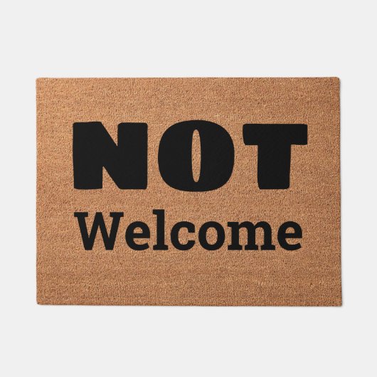 歓迎しない ドアマット (正面)