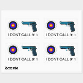 歓迎しない 長方形シール (シート)