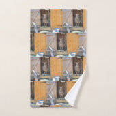 歓迎するヤギ バスタオルセット (ハンドタオル)