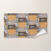 歓迎するヤギ バスタオルセット (ハンドタオル)