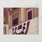 歓迎する愛国的なフロントポーチ ポストカード (正面)