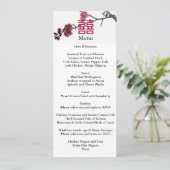 歓迎する春の倍の幸福の桜メニュー メニュー (スタンド正面)