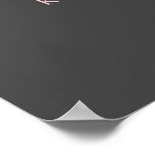 歓迎のサイン結婚の後ずっと幸せに ポスター (角)