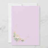 歓迎のフローラ·フォト·バースの発表 案内状 (裏面)