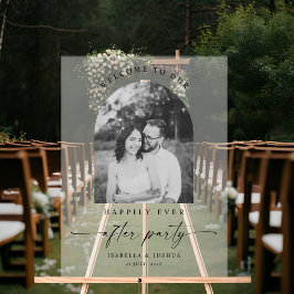 歓迎の後で幸結婚福に アクリルサイン