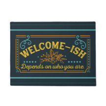 歓迎の皮肉なティール（緑がかった色）/黄色/オレンジ