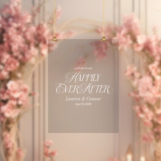 歓迎エレガントの後ずっとシックで楽し結婚い アクリルサイン