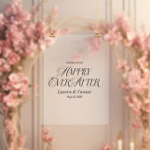 歓迎エレガントの後ずっとシックで楽し結婚い アクリルサイン