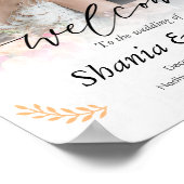 歓迎エレガントの結婚ポスター ポスター (角)