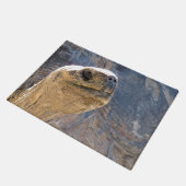 歓迎カメ – ドormat ドアマット (アングル)