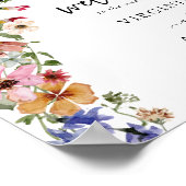 歓迎カラフルの結婚ポスター ポスター (角)