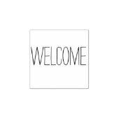 歓迎スタンプ ラバースタンプ (インプリント)