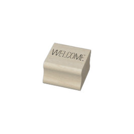 歓迎スタンプ ラバースタンプ