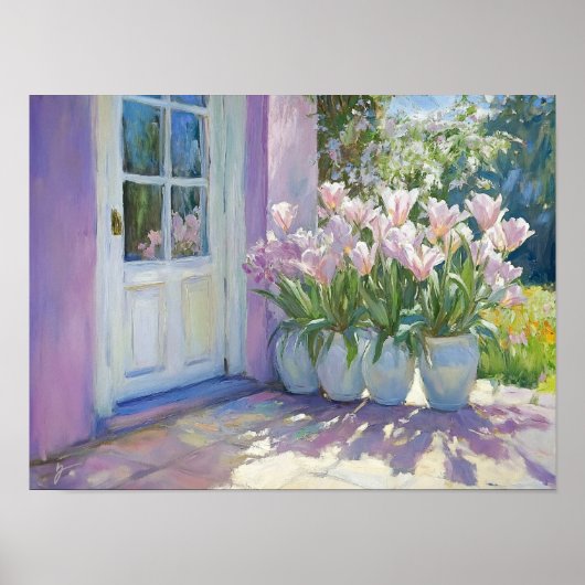 歓迎チューリップ ポスター (正面)