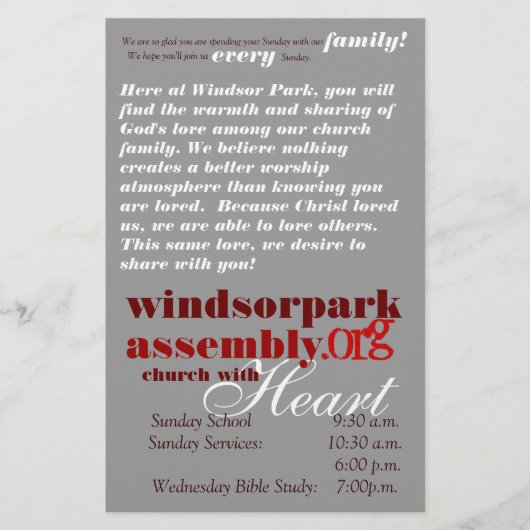 歓迎チラシ チラシ (正面)