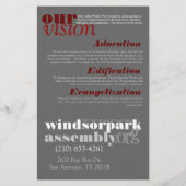 歓迎フライヤー チラシ (裏面)