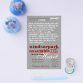 歓迎フライヤー チラシ (シングル)