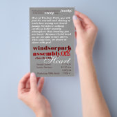 歓迎フライヤー チラシ (ハンドル)