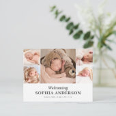 歓迎ベビー写真発表葉書 案内ポストカード (スタンド正面)