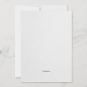 歓迎ベビー写真誕生のお知らせ 案内状 (裏面)