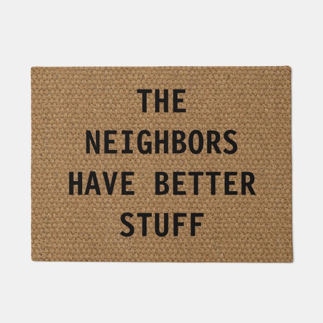 歓迎マおもしろいット ドアマット (正面)