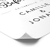 歓迎モダンの前夜のミニマル主義者 ポスター (角)