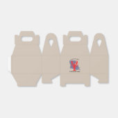 歓迎モダンレッドクレジフィッシュルイジアナ名前をカスタムする フェイバーボックス (折り畳みなし)