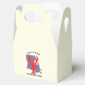 歓迎モダンレッドクレジフィッシュルイジアナ名前をカスタムする フェイバーボックス (オープン)