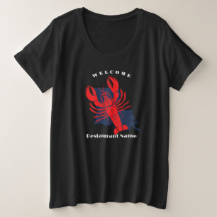 歓迎モダンレッドクレジフィッシュルイジアナ名前をカスタムする プラスサイズTシャツ
