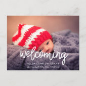 歓迎モダン写真の誕生の発表 ポストカード (正面)