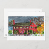 歓迎レッドハウスはがき ポストカード (正面/裏面)