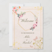 歓迎招待状 招待状 (正面)