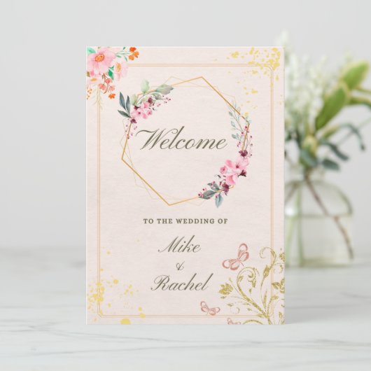 歓迎招待状 招待状 (スタンド正面)