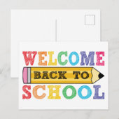 歓迎新学期 ポストカード (正面/裏面)
