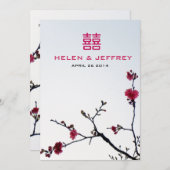 歓迎春桜ダブルハピネスズ 招待状 (正面/裏面)