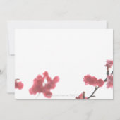 歓迎春桜ダブル結婚ハピネス© 招待状 (裏面)