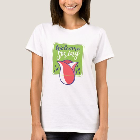 歓迎春 Tシャツ (正面)