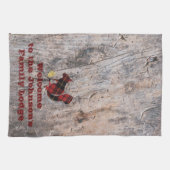 歓迎素朴プレイドリス キッチンタオル (横)