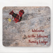 歓迎素朴プレイドリス マウスパッド (正面)