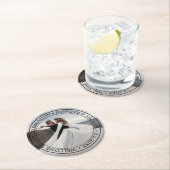 歓迎結婚の写真 ラウンドペーパーコースター (インサイチュ)