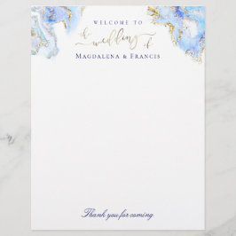 歓迎結婚の流体大理石レターヘッド