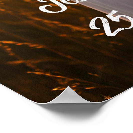 歓迎結婚サイン写真ポスター ポスター (角)