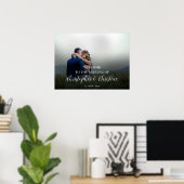 歓迎結婚サイン写真ポスター ポスター (ホームオフィス)