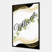 歓迎結婚サイン アクリルサイン (傾斜)